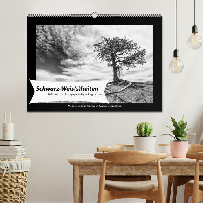 Schwarz-Weis(s)heiten (CALVENDO Wandkalender 2026)