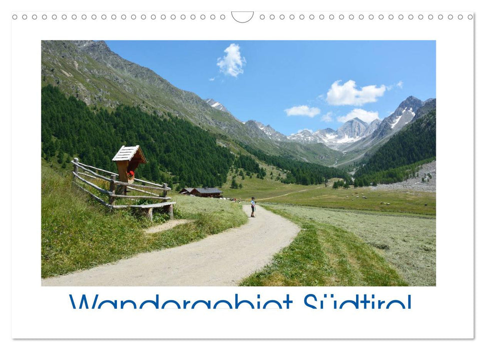 Wandergebiet Südtirol (CALVENDO Wandkalender 2026)