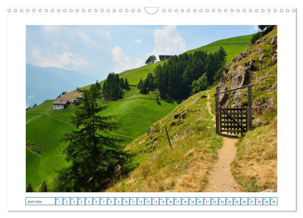 Wandergebiet Südtirol (CALVENDO Wandkalender 2026)