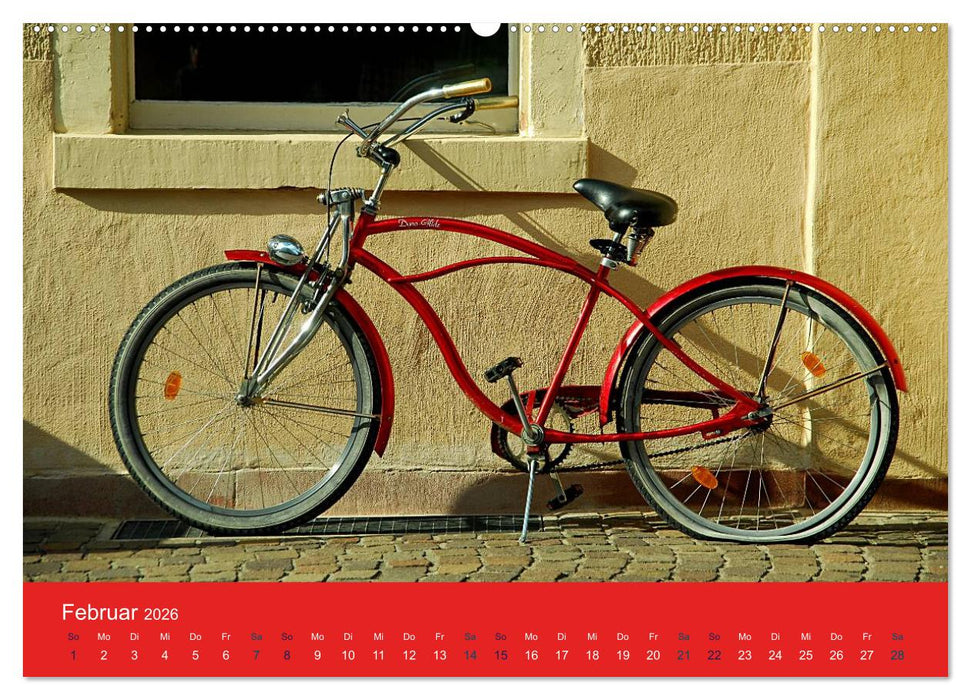 Mit dem Fahrrad durch 2026 (CALVENDO Wandkalender 2026)