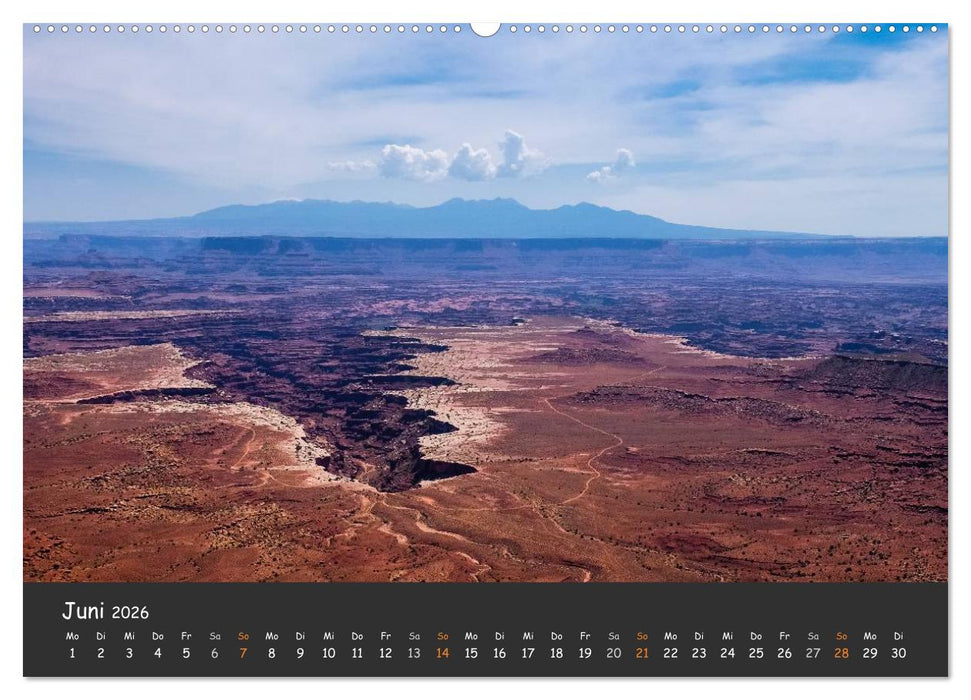 Die Canyons der USA (CALVENDO Premium Wandkalender 2026)
