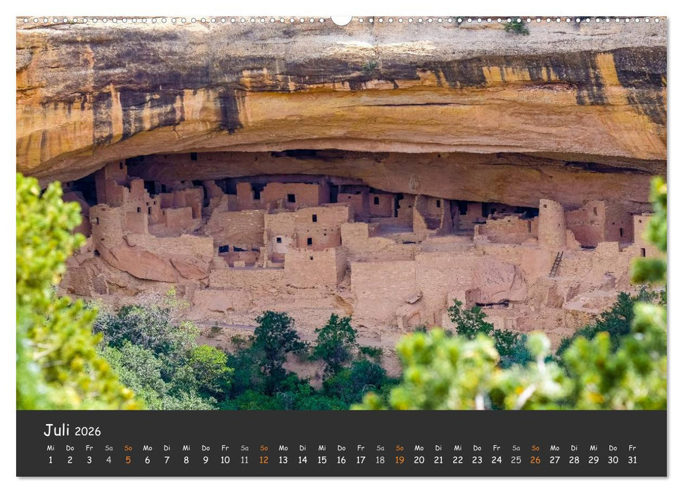 Die Canyons der USA (CALVENDO Premium Wandkalender 2026)