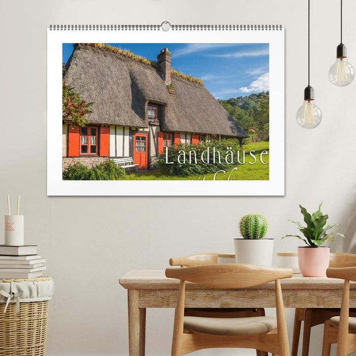 Landhäuser mit Charme (CALVENDO Wandkalender 2026)