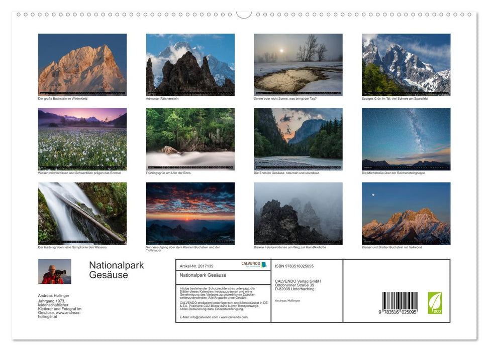 Nationalpark Gesäuse (CALVENDO Premium Wandkalender 2026)