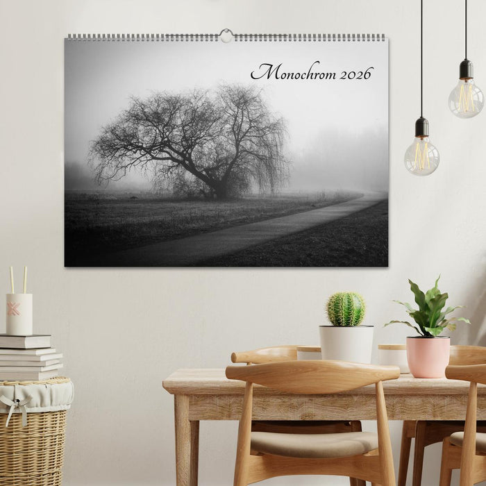 Monochrom 2026 (CALVENDO Wandkalender 2026)