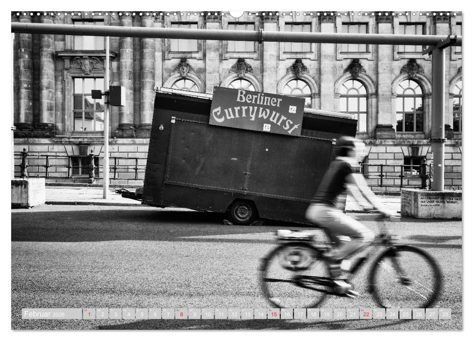 Berliner Ansichten in Schwarz und Weiß (CALVENDO Wandkalender 2026)