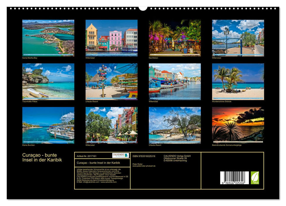 Curaçao - bunte Insel in der Karibik (CALVENDO Premium Wandkalender 2026)
