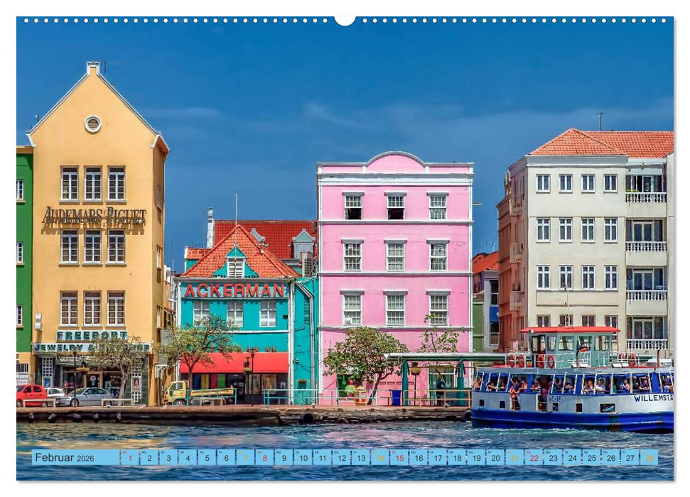 Curaçao - bunte Insel in der Karibik (CALVENDO Premium Wandkalender 2026)