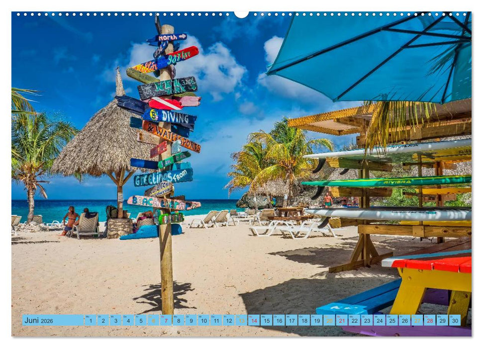 Curaçao - bunte Insel in der Karibik (CALVENDO Premium Wandkalender 2026)