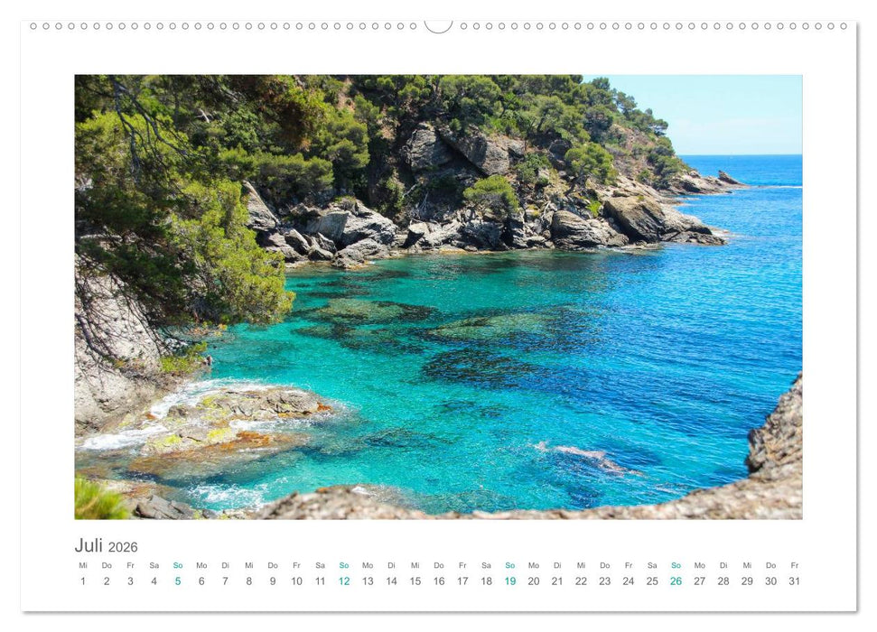 Faszination der Côte d'Azur (CALVENDO Premium Wandkalender 2026)