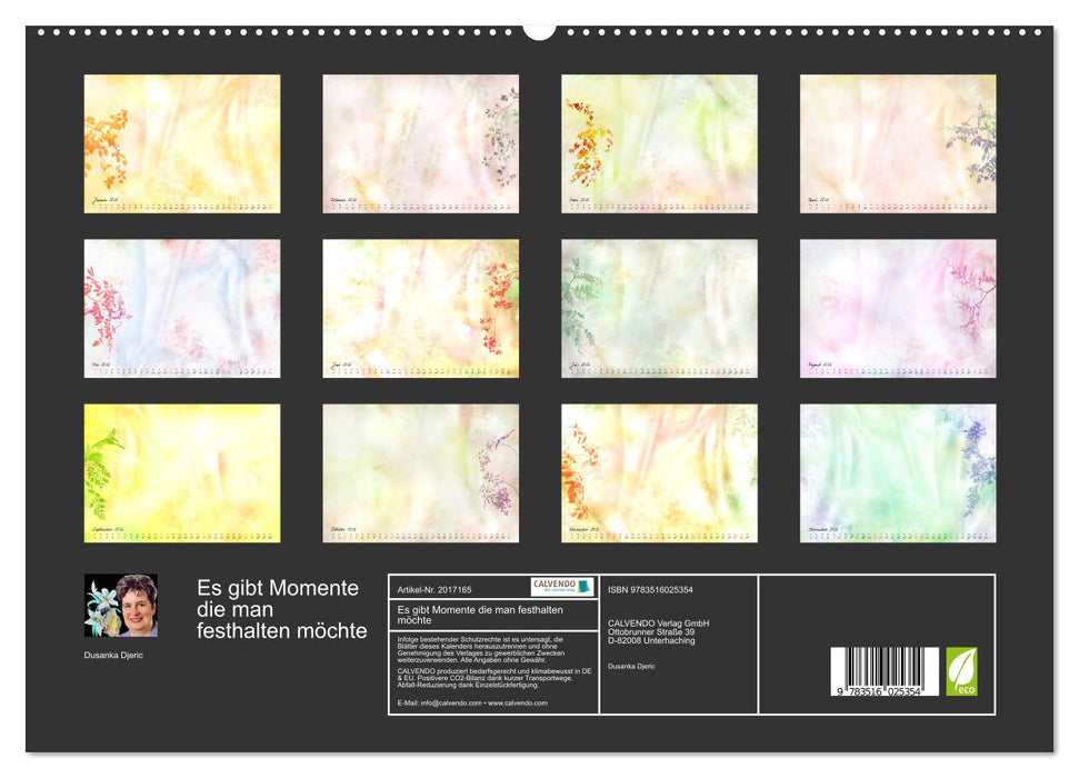 Es gibt Momente die man festhalten möchte (CALVENDO Premium Wandkalender 2026)
