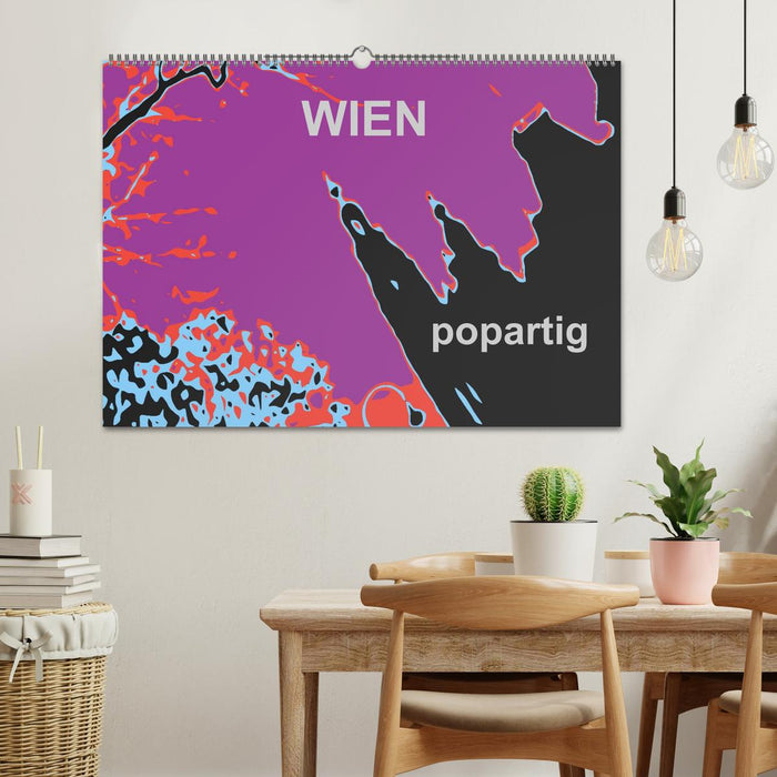 WIEN popartig (CALVENDO Wandkalender 2026)