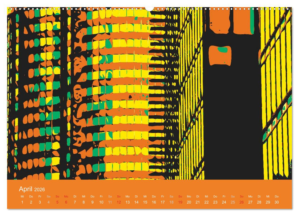 WIEN popartig (CALVENDO Wandkalender 2026)