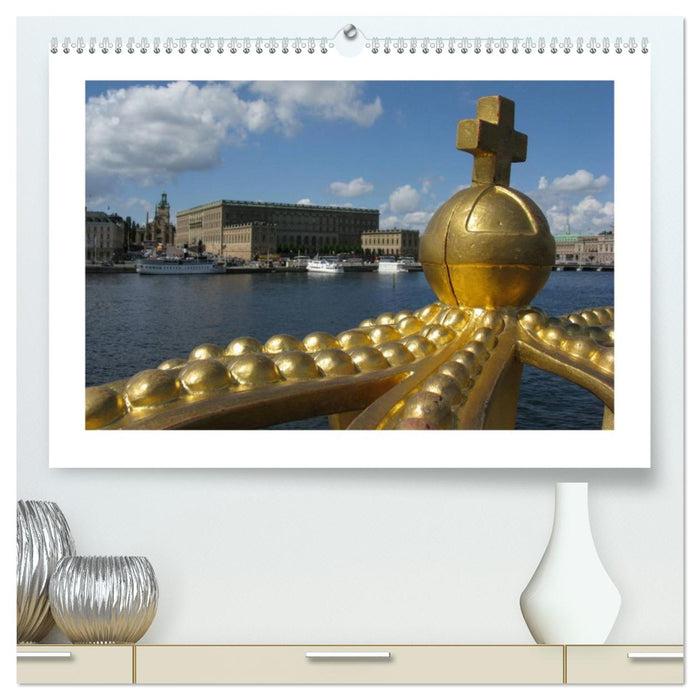 Stockholm - Licht des Nordens (CALVENDO Premium Wandkalender 2026)