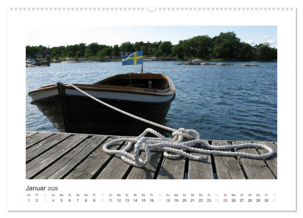Stockholmer Schärengarten (CALVENDO Premium Wandkalender 2026)