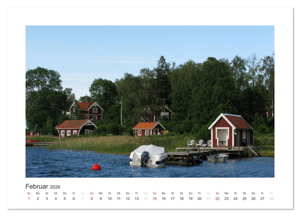 Stockholmer Schärengarten (CALVENDO Premium Wandkalender 2026)