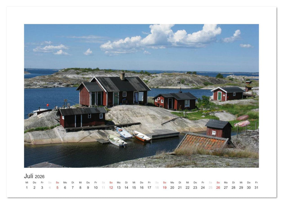 Stockholmer Schärengarten (CALVENDO Premium Wandkalender 2026)