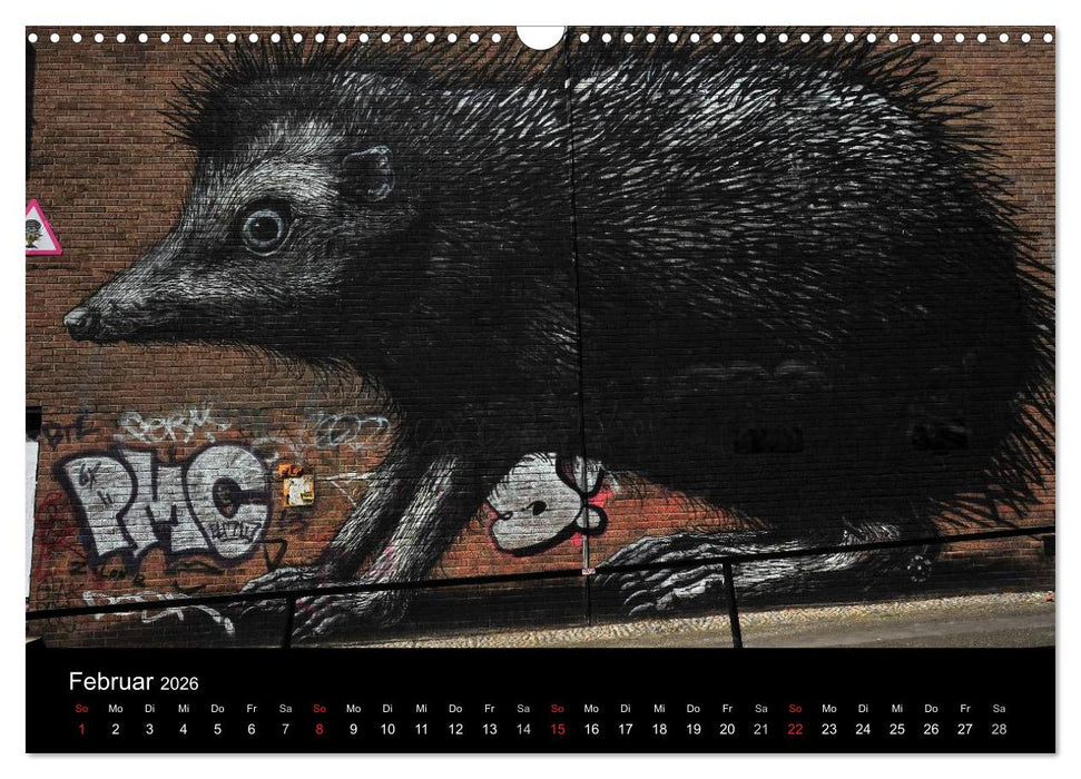 Urbane Kunst - Streetart 2026 (CALVENDO Wandkalender 2026)