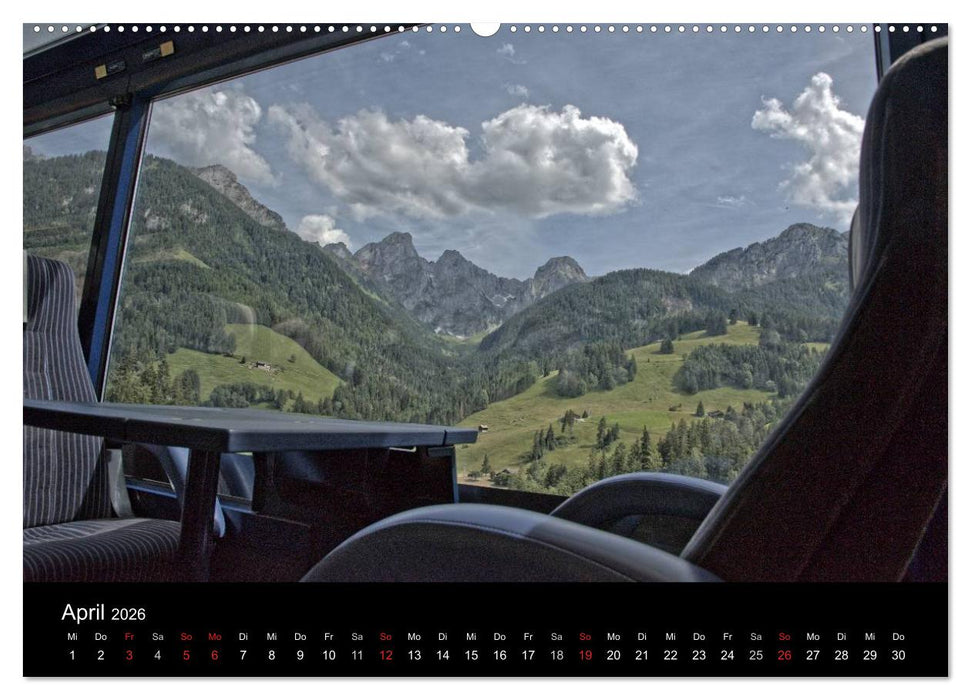 Schweizer Eisenbahn (CALVENDO Wandkalender 2026)