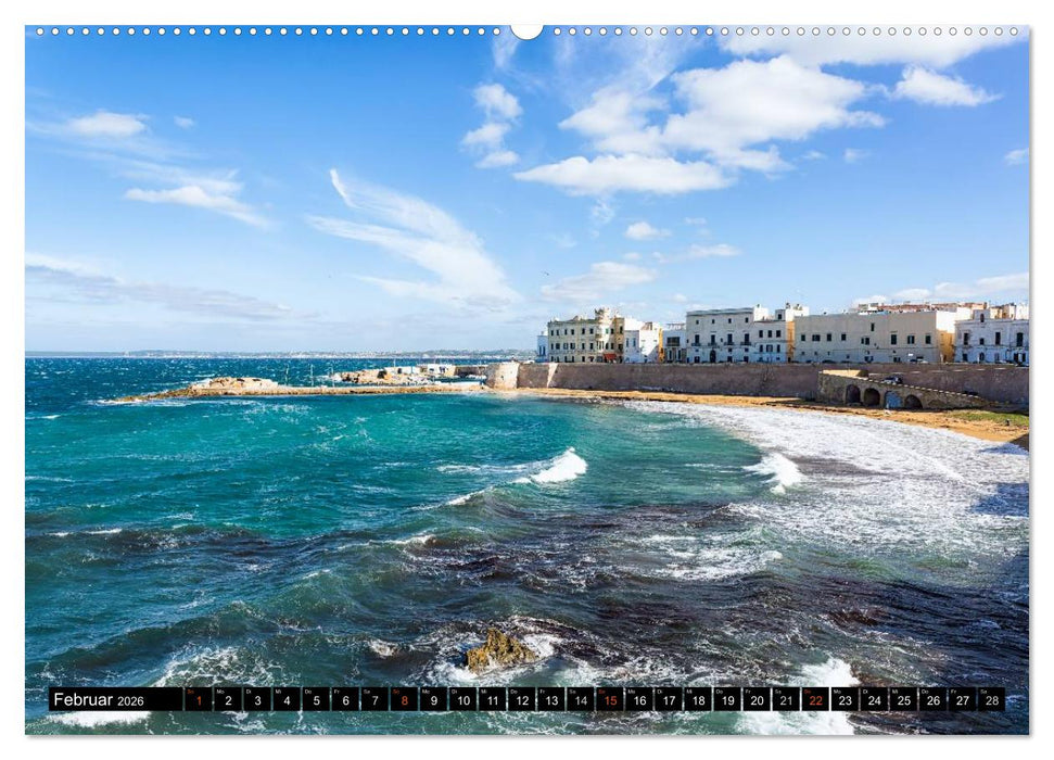 Gallipoli und Apulien - Faszination Süditalien (CALVENDO Premium Wandkalender 2026)