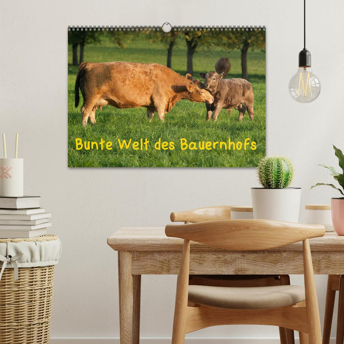 Bunte Welt des Bauernhofs (CALVENDO Wandkalender 2026)
