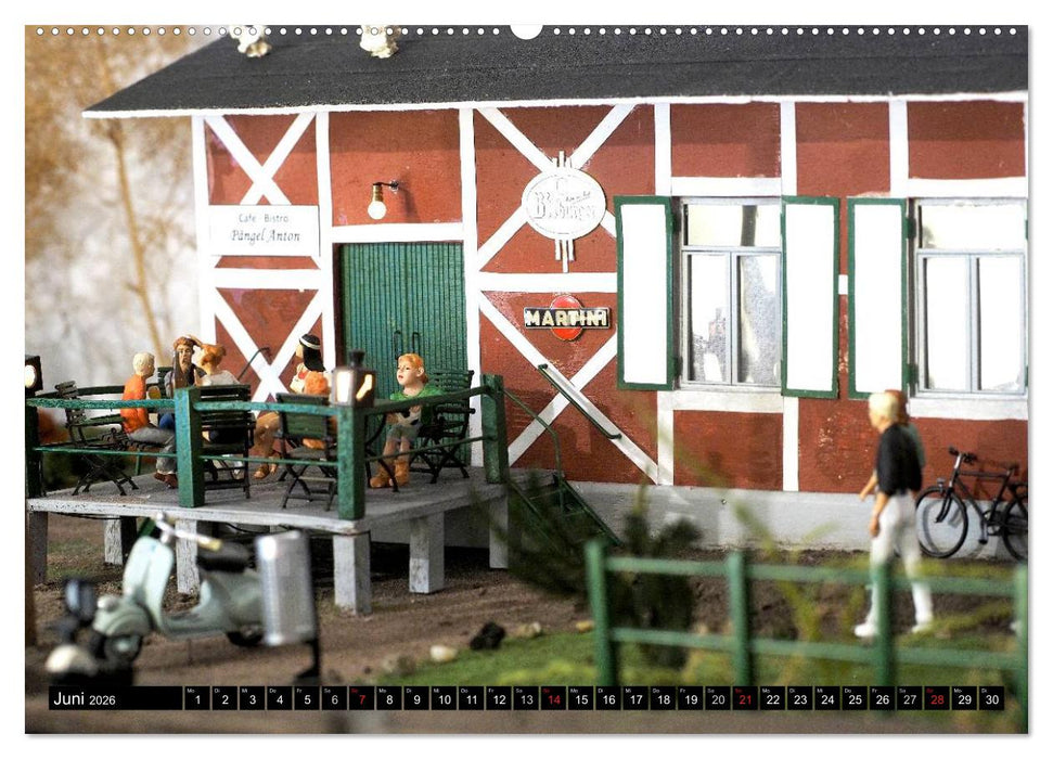 Kleine Bahnwelt in Spur 1 (CALVENDO Wandkalender 2026)
