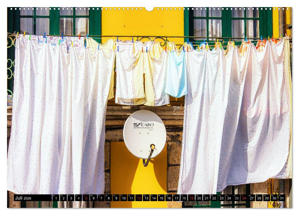 Porto - Die Handelsstadt am Douro (CALVENDO Premium Wandkalender 2026)