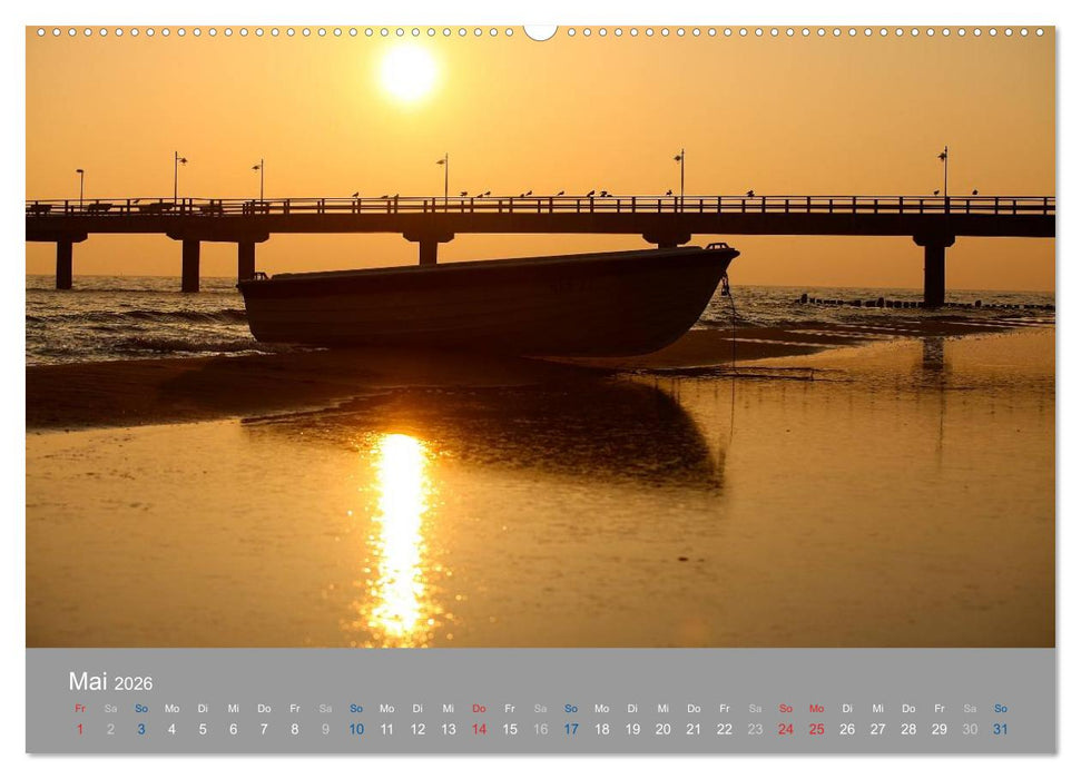 PLANET USEDOM Sonnenaufgänge (CALVENDO Premium Wandkalender 2026)