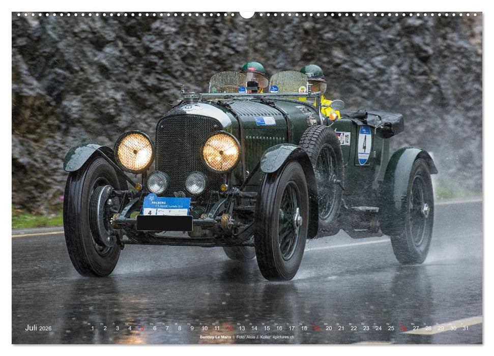 Classic Cars auf Passstrassen 2026 (CALVENDO Premium Wandkalender 2026)