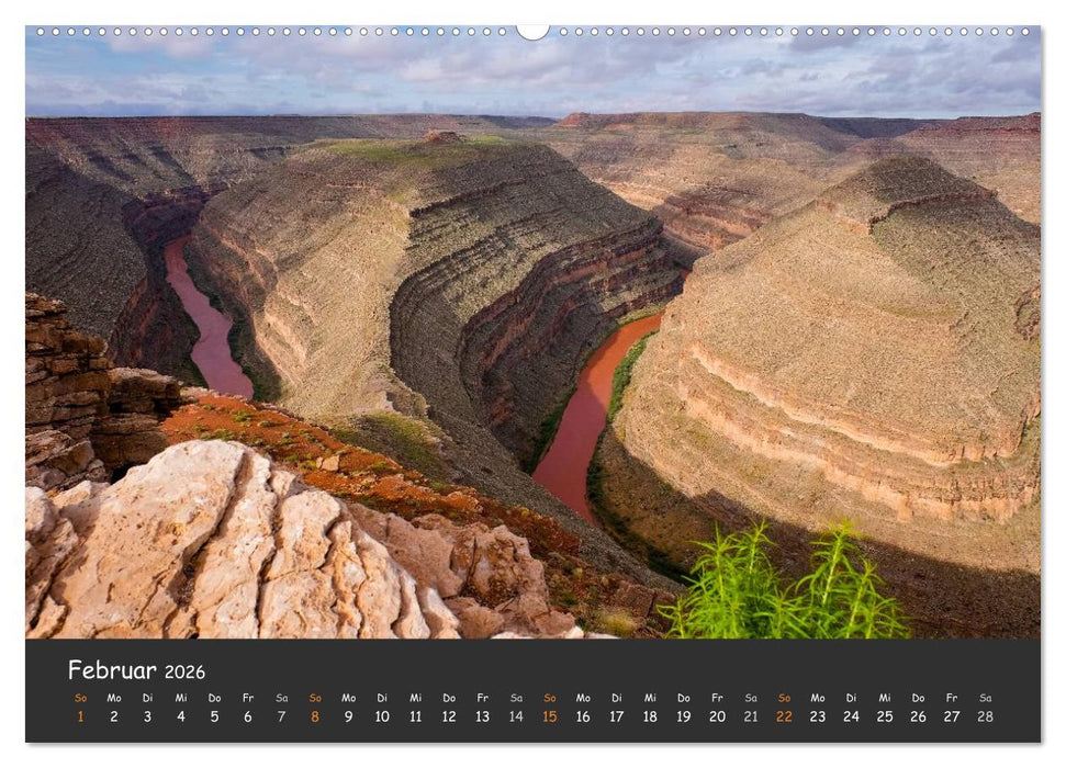 Die Canyons der USA (CALVENDO Wandkalender 2026)