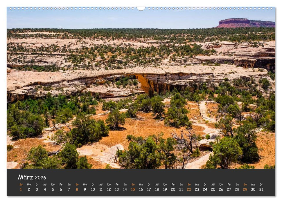 Die Canyons der USA (CALVENDO Wandkalender 2026)
