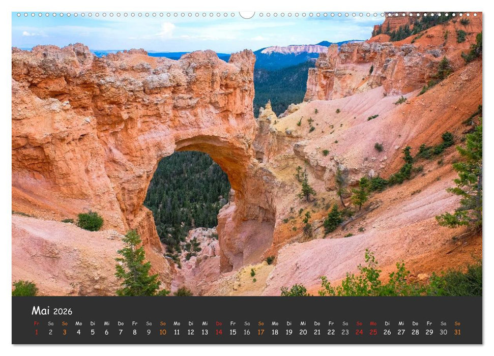 Die Canyons der USA (CALVENDO Wandkalender 2026)