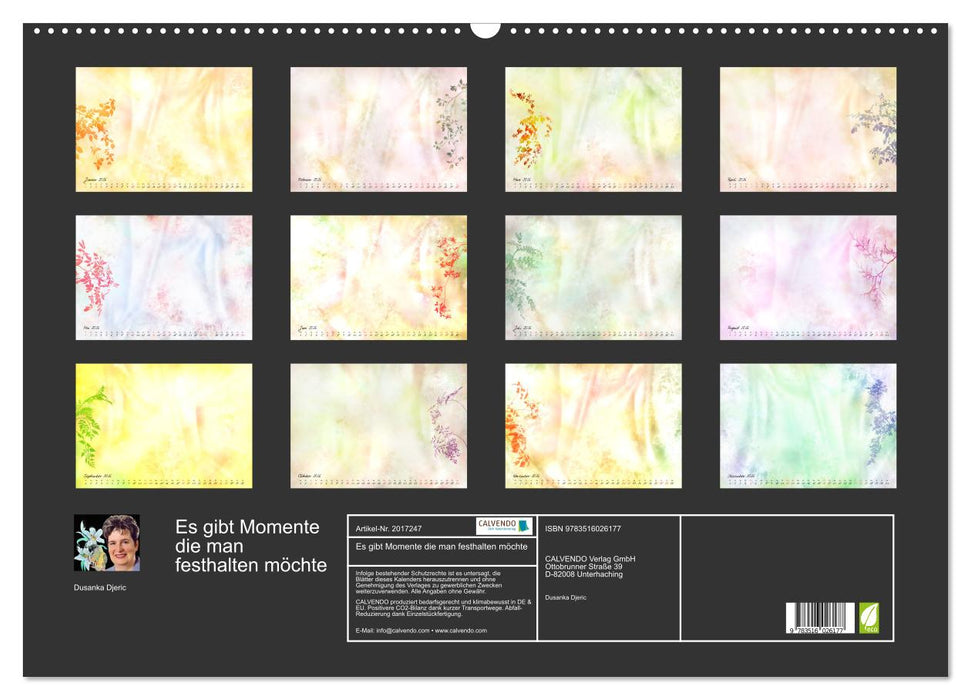Es gibt Momente die man festhalten möchte (CALVENDO Wandkalender 2026)