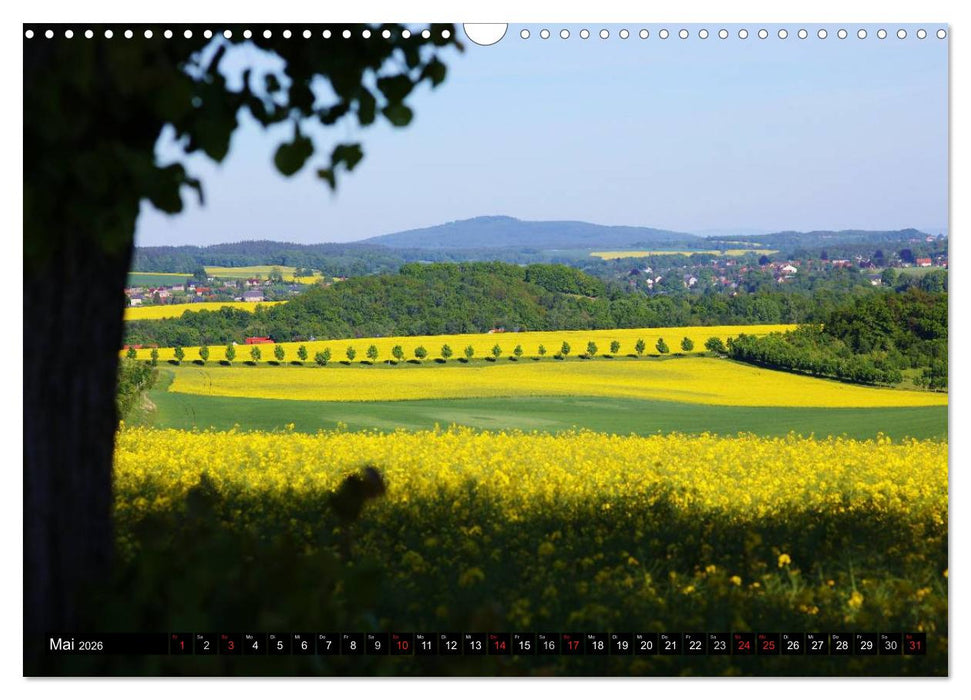 Schöne Landschaften der Oberlausitz (CALVENDO Wandkalender 2026)