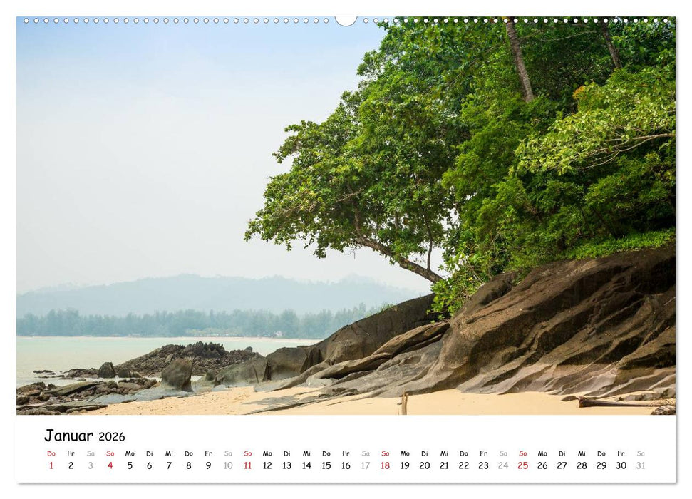 Traumlandschaften Thailands (CALVENDO Premium Wandkalender 2026)