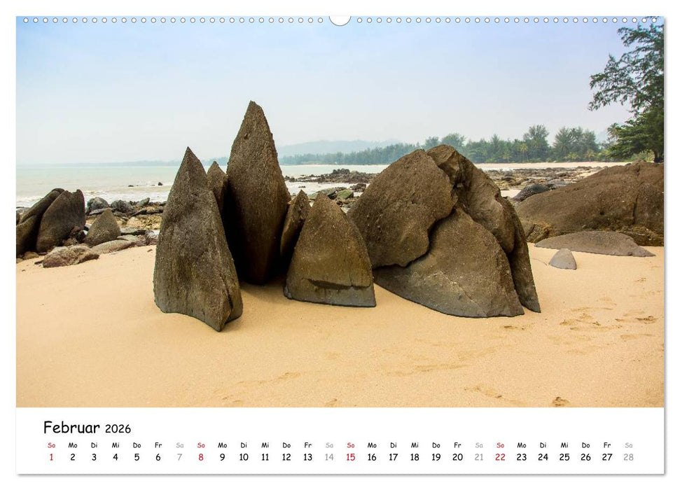 Traumlandschaften Thailands (CALVENDO Premium Wandkalender 2026)