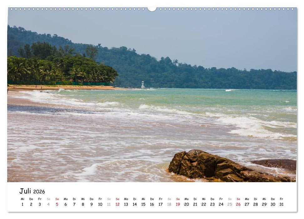 Traumlandschaften Thailands (CALVENDO Premium Wandkalender 2026)