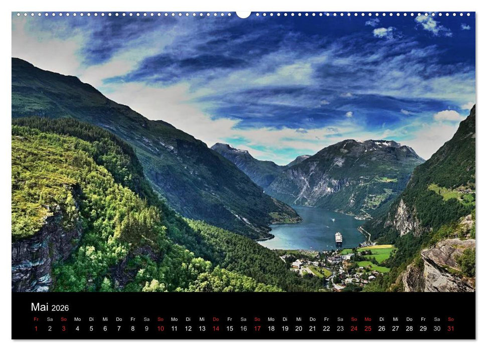 Atemberaubendes Norwegen (CALVENDO Premium Wandkalender 2026)