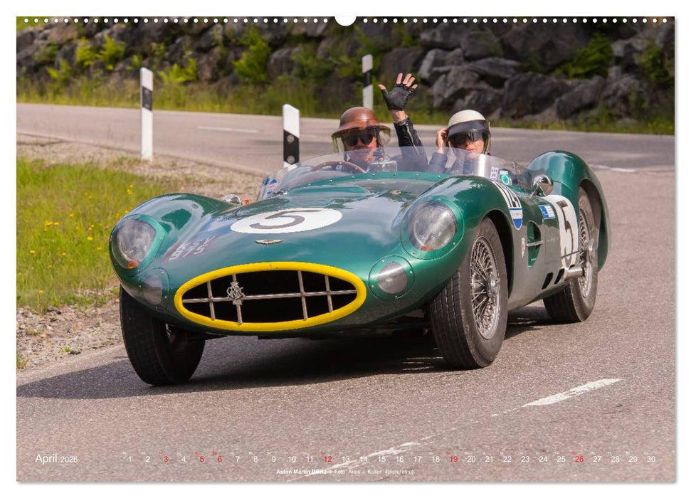 Classic Cars auf Passstrassen 2026 (CALVENDO Wandkalender 2026)