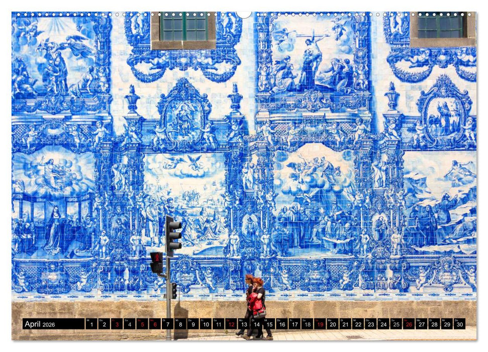 Porto - Die Handelsstadt am Douro (CALVENDO Wandkalender 2026)