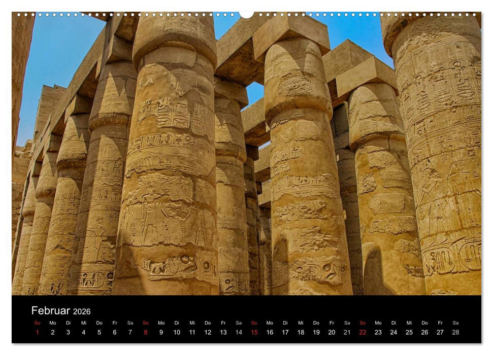 Luxor in Bildern - Auf den Spuren des antiken Ägypten in Theben Ost und Theben West (CALVENDO Premium Wandkalender 2026)