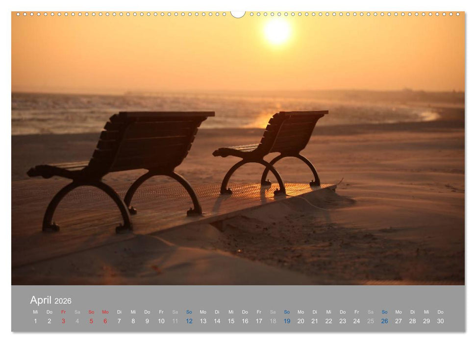 PLANET USEDOM Sonnenaufgänge (CALVENDO Wandkalender 2026)