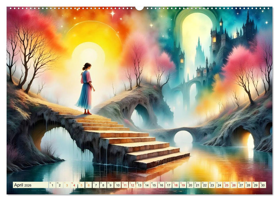 Magie der Brückenwege – Brücken zwischen Traum und Realität (CALVENDO Wandkalender 2026)