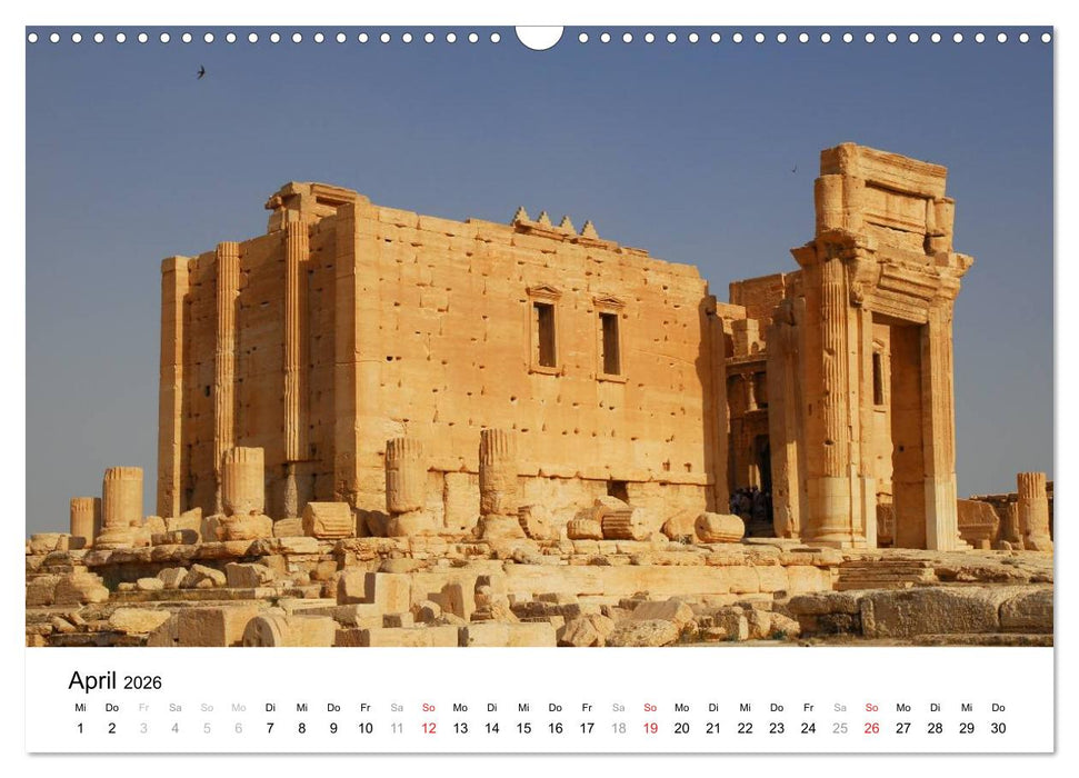 Syrien - verlorene Schätze (CALVENDO Wandkalender 2026)