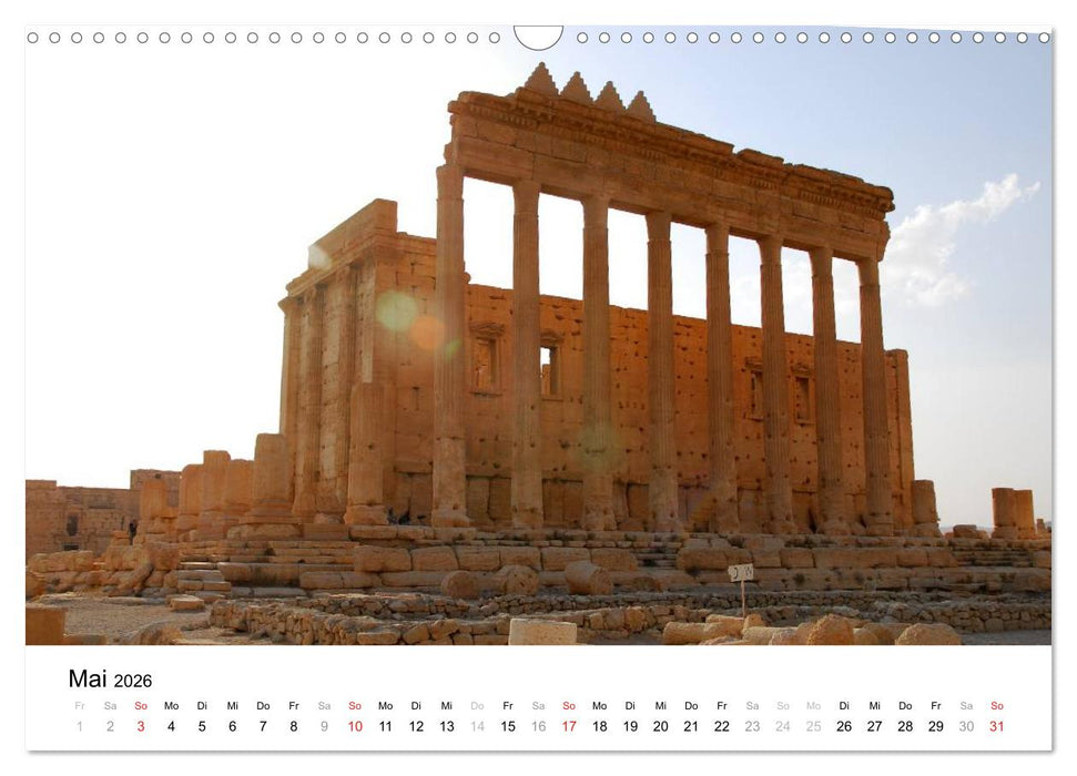 Syrien - verlorene Schätze (CALVENDO Wandkalender 2026)