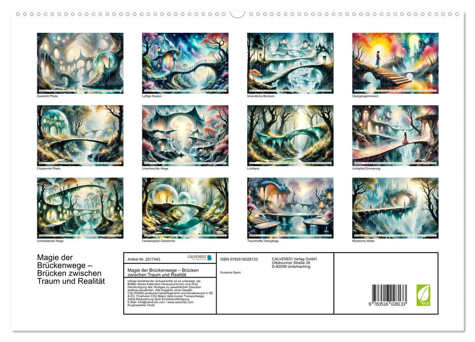 Magie der Brückenwege – Brücken zwischen Traum und Realität (CALVENDO Premium Wandkalender 2026)
