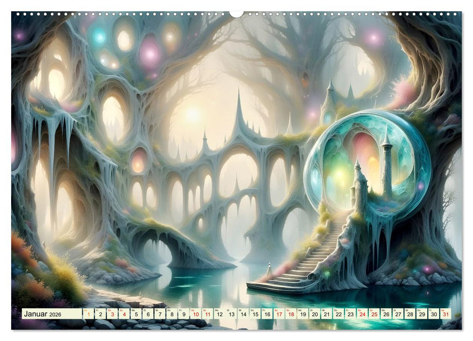Magie der Brückenwege – Brücken zwischen Traum und Realität (CALVENDO Premium Wandkalender 2026)