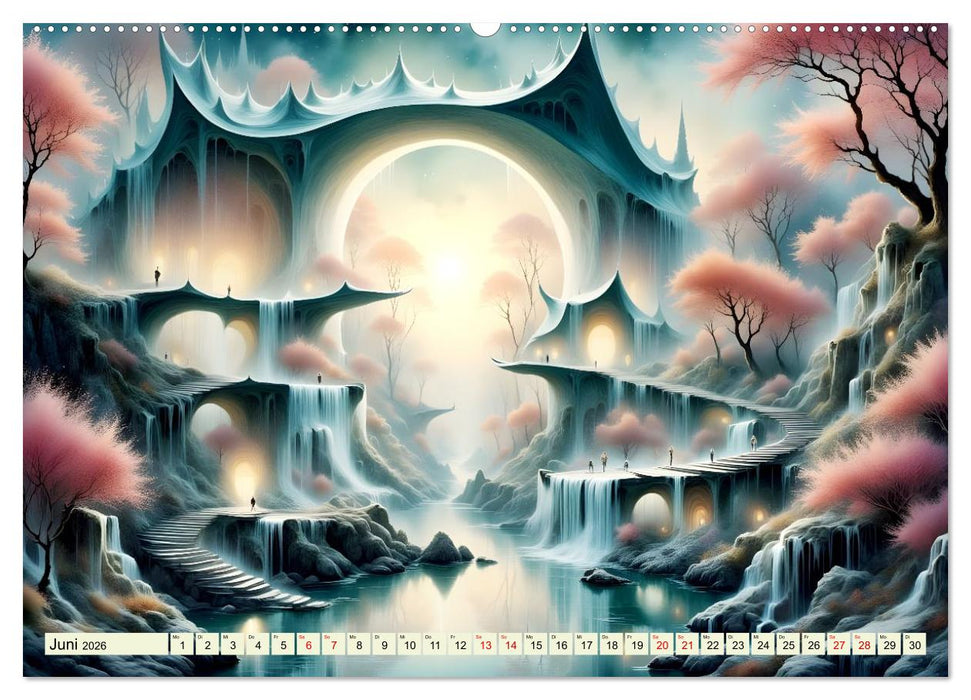 Magie der Brückenwege – Brücken zwischen Traum und Realität (CALVENDO Premium Wandkalender 2026)