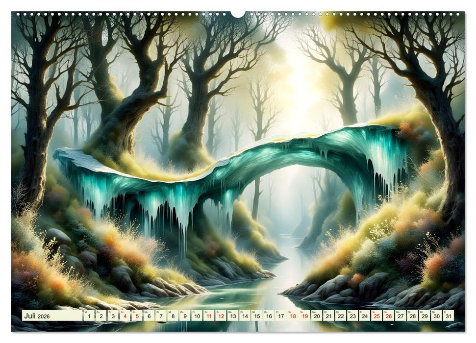 Magie der Brückenwege – Brücken zwischen Traum und Realität (CALVENDO Premium Wandkalender 2026)