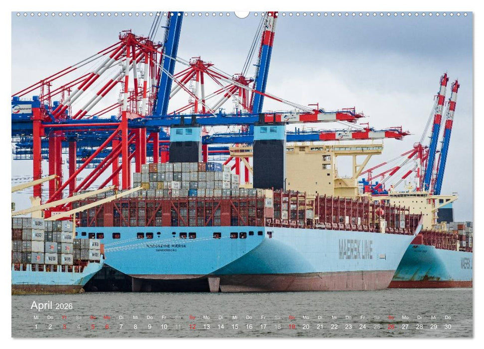 Impressionen vom JadeWeserPort (CALVENDO Premium Wandkalender 2026)
